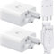 pluX Power Cable and Adapter Compatible with Blink Outdoor 4 (4th Gen) 3M(2Pack),USB C Camera Charging Cord and Type C Cord,Waterproof Power Wire Supply