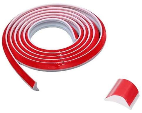 YQBFTC 5M TPE Quadrant Trim,12x9mm Skirting Board Trim,Flexible Moulding Wall Corner Trim Self Adhesive,Caulk Strip Beading for Laminate Flooring,Coving for Ceilings Caulk Strip for Kitchen Shower