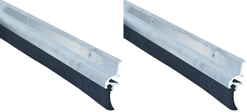 STORMGUARD 03SR0210838A 838 mm BDS Rubber Bottom of The Door Seal-Aluminium, 838mm / 33inches Long (Pack of 2)