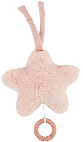 Nattou Spieluhr, Stern, Wiegelied «La-Le-Lu», Mit Ring, 100% Polyester, FanFan, Rosa