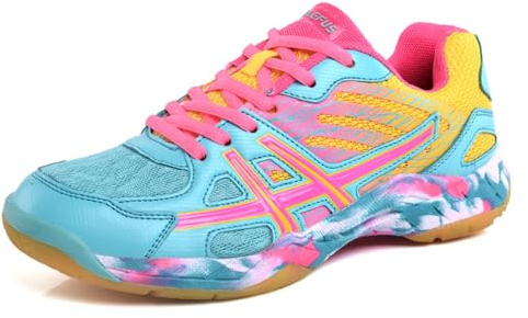 Volleyball Shoes Mens Squash Shoes Boys Netball Trainers Badminton shoces Non-Slip Athletic Sport Indoor Sneakers Indoor Pickleball Breathable Suitable Comfortable Fitness