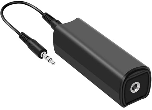MejaRizon Ground Loop Isolator, Entstörfilter, 3,5 mm Audiokabel für Auto Audio/Heim Stereo System/Bluetooth-Lautsprecher, Auto Radio Entstörer Noise Filter, Entstörfilter Klinke