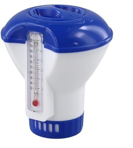 Wasserdichter Pool-Schwimmerspender für 3,8 cm große Tablets, anwendbar für inground Pools oberirdische Pools und Whirlpools