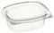 Chiner Envases de plástico para alimentos rectangular OPS (375 cc (100 unds.))