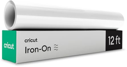 Cricut-Bügeleisen | Weiß | 3,6 m (12ft) | Wärmeübertragung Vinyl (HTV) | Zur Verwendung mit allen Cricut -Schneidmaschinen