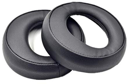 Yuhtech Replacement EarPads for Sony PS3 PS4 Headset (Black, Leatherette, Soft Foam)