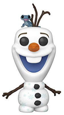 Funko Pop! Disney: Frozen 2-Olaf with Bruni - die Eiskönigin - Vinyl-Sammelfigur - Geschenkidee - Offizielle Handelswaren - Spielzeug Für Kinder und Erwachsene - Movies Fans - Modellfigur Für Sammler