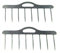 WurstKamm Wurstwender Edelstahl Wurst Grillzange Wursthalter Grillguthalter Bratwurst Rostbratwurst Grillzubehör Grillgadget Geschenk (Mini 8er 2er Set)