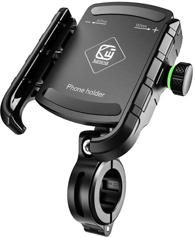 BTNEEU Soporte Movil Bicicleta, Anti Vibración 360° Rotación Soporte Móvil Moto Ajustable Soporte Teléfono Bicicleta Compatible para iPhone Samsung Huawei y Otro 3,5'' a 7,0'' Smartphones (Negro)
