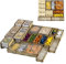 SMONEX Brettspielorganizer Kompatibel mit Viticulture Essential Edition und Allen Erweiterungen - Organizer Box aus Naturholzsperrholz - Strategie Brettspielzubehör