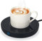 Calentador de Tazas Calentador de Bebidas con Placa Eléctrica hasta 80℃, Calentador Portatil de Café con 3 Configuraciones de Temperatura para Calentar Café, té, Leche, Cacao (Negro)
