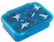 IDRINK®- Lunch box con divisorio, forchetta e cucchiaio 18.5 x 13.4 x 6 cm (SHARK)