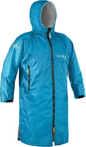 Osprey Unisex Erwachsene Wasserdicht Umkleidemantel Schwimmen und Strand Robe Teal Wickelmantel, blau, L