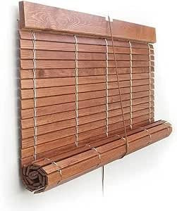 Pertoni TENDE Jalousie aus Holz, kirschbaumfarben lackiert, Bremse und Riemenscheibe aus Metall, Pertonii TENDE (Breite 160 cm x Länge 250 cm)