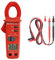 Benning CM 1-2 Digital- Stromzangen-Multimeter (Anzeige digital, Strommessbereich/AC 0.1 A - 400 A, 3 ½-stellige LCD-Anzeige) 44062 & Sicherheitsmessleitungen mit 2 mm Messspitze,044146, Rot/Schwarz