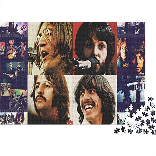 The Beatles Puzzles 1000 Teile Für Erwachsene Kinder |Rockband Musik| 1000 Teile Puzzle Lernspiele Heimdekoration Puzzle 1000pcs (75x50cm)