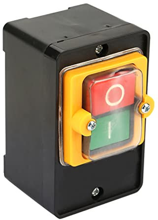 commutateur à bouton poussoir Qiilu interrupteur d'extérieur rotatif AC220V 380V 10A Étanche ON Off Interrupteur à Bouton-poussoir Interrupteur à Bouton-poussoir Plug Combi ON Off Switch 3 Cet Interr