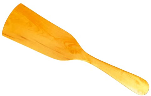 PALA ANCHA DE MADERA DE BOJ 31CM x 6CM. Producto español artesano. Hecho a mano. ENVÍO GRATIS. Larga duración.