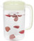 RAMFIYN Clear Pitcher with Lid 1 Gallon, Large Plastic Ice Tea Pitcher for Fridge, Juice Pitcher Water Pitcher, Sun Tea Jug, Gallon Pitcher with Lid and Spout - Clear (green)