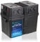 12 V Battery Box Outdoor Battery Box Portable Multifunctional Tray Cases for Marine Boat RV Camping Travel Lead Acid AGM Lithium LiFePO4 Battery Plastic Boxes (Battery Not Included)