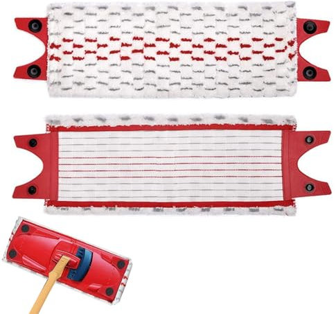Pack of 2 Spray Mop Head Replacement, Compatible with 1-2 Spray Mops Pads Washable & Reusable