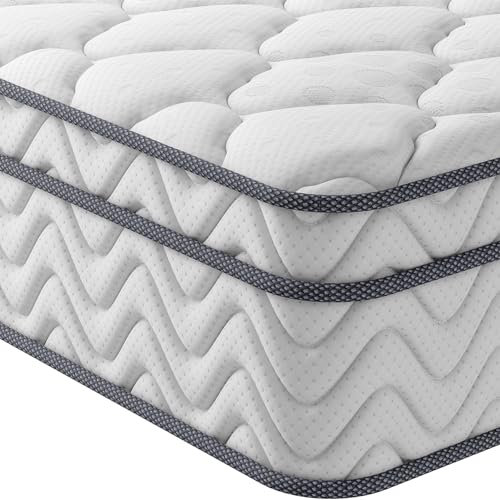 Vesgantti 30cm Höhe Matratze H3 7-Zonen 120x200cm Taschenfederkernmatratze Mittelfeste Orthopädischem Kaltschaummatratze Öko-Tex Zertifiziert Matratzen Klassik BoxTop