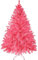 Pinetto Floccato FUXIA 120h cm Albero di Natale DELUXE ROSA, PP+PVC Pino con 2 tipologie di rami, Alberello Artificiale con Base in Metallo Rami Floccate Bianco e Dorato FUCSIA (150 cm - 380 punte)