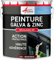 Peinture galva et zinc, toiture, gouttière - 2.5 L Rouge Brun - Ral 3011 - ARCANE INDUSTRIES