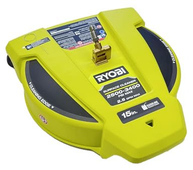 Nettoyeur de surface pour nettoyeur haute pression à gaz 3400 PSI avec roulettes