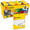 Lego Classic Boîte de briques de construction de taille moyenne + plaque Lego blanche, Kit de démarrage Lego pour enfants à partir de 4 ans