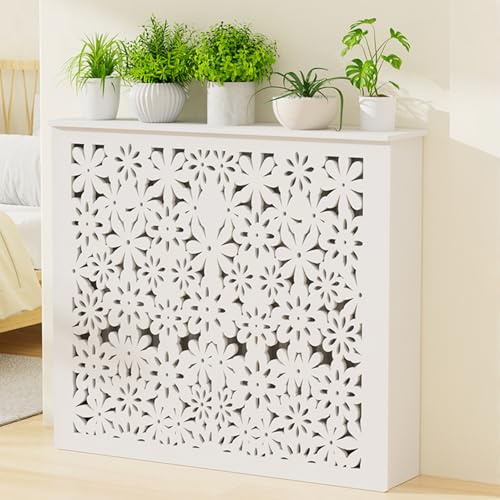 Cubre Radiadores, Cubreradiadores Modernos, Cubre Radiador, Moderno Válvula De Calefacción Gabinete De Decorativo, Estante Para Radiador Vertical Para Sala De Estar Dormitorio(60x80x15cm/23.6x31.5x5.9