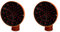 2st Fön Haube Haartrocknerabdeckungen Langlebiger Haarschlagdiffusor Haardiffusorabdeckung Haartrockner-diffusor Diy Diffusor Haar Schlagabdeckung Aus Kunststoff Föhn Orange Stk Beavorty