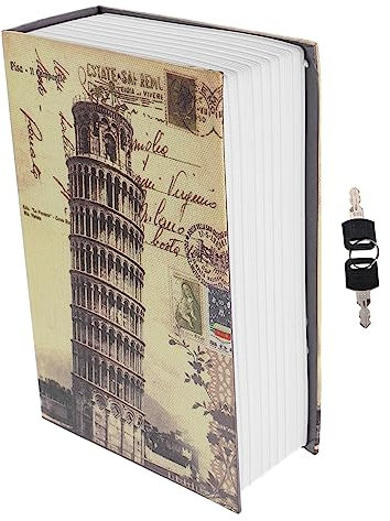 WATIIFUFU Buch-safe Box Mit Schloss Vintage Stil Kreative Aufbewahrung Für Schmuck Geld Und Persönliche Gegenstände Für Zuhause Büro Und Reisen