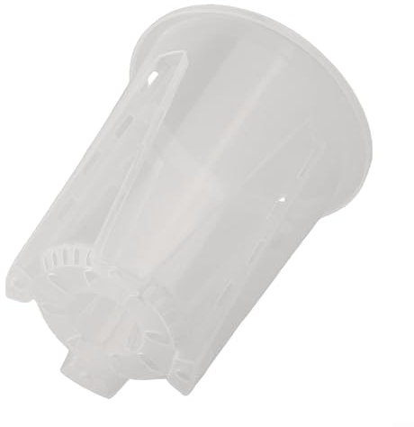 Uwithdanceme Maceta de plástico transparente para orquídeas, maceta transpirable para jardín, sistema de cultivo hidropónico, macetas de orquídea (12 cm)