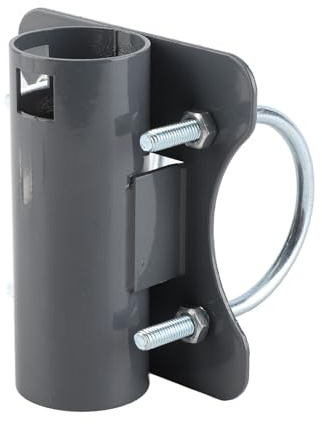 Antena Mástil Soporte de Tubo de Acero Inoxidable 30mm a 50mm en Forma de U Antena Soporte de Montaje de Varilla Abrazadera Adaptador de Montaje de Poste Autocaravanas Yates