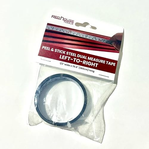 Self Adhesive Measuring Tape | 70.8 (180cm) Length Dual Measurement Rule - Right-to-Left