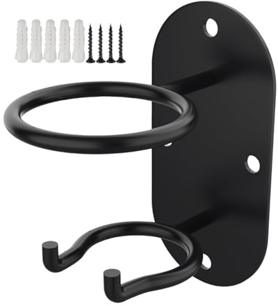 Bomefoi Schlägerhalter-Wandhalterung, Baseballschlägerhalter Für Die Wand, Baseballschläger-Halter, 2-in-1-Baseballhalter Aus Metall, Sportzubehör, Aufbewahrungshalterung Für Kinder Und Erwachsene