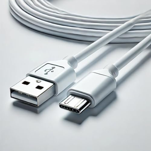 LockMingle Micro USB Cable 1 M, USB Cable for Mi 360° Home Security Camera 2K Pro, Mi Smart Camera C300, Mi 360° Camera White