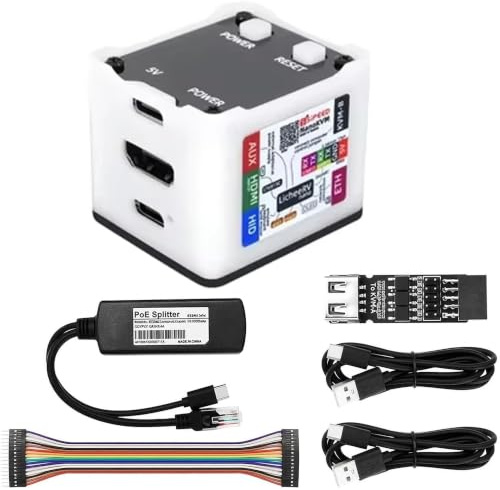 1 x Sipeed NanoKVM Full Mini Fernbedienung Betriebs- und Wartungsserver mit 1TOPS NPU 1GHz C906 RISC-V CPU, USB HDMI 100M Netzwerk-Port Beyond RaspberryPi