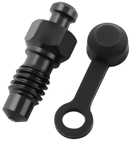 Asukohu Vis d'échappement de frein à disque Étrier de frein de moto Vis de sang avec bouchon anti-poussière Vis de mamelon sanguin Durée