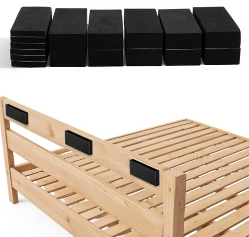 23 Stück Abstandshalter Wand,Eva Foam Wandpuffer,Selbstklebend Abstandshalter Wand,Wandschutz Bett Schaumstoff,Headboard Stoppers für Wall,für Wall Betten,Schränke,Sofa(Schwarz)
