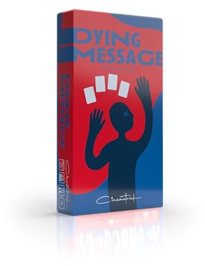 Oink Games Dying Message - Mystery Party Game - English Version - Ages 12+ | Creative Murder Deduction Game - For Parties & Game Night - For 2-8 Players - Perfect for on-the-go play - Space-saving Box