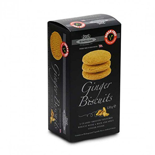 Simpkins Sugar Free Ginger Biscuits 150g (2 Pack)