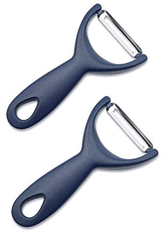 Tagefa Kitchen Aid Potato Y Peeler Hand Ultra Sharp for Vegetable, Carrot, Fruit, Apple, Sweat Potato (2 Pack)
