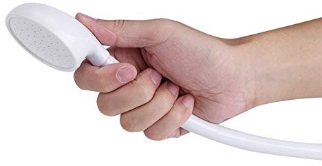 Pet Duschkopf - Gummi Hand Bidet Sprayer Kit Waschbecken Wasserhahn Aufsatz Waschen Haar Friseur(Einmaliges Tippen)