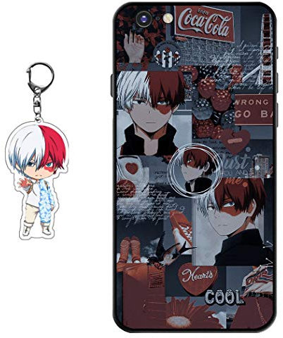 Staremeplz Compatible with iPhone 5s / iPhone SE Case With Anime Figure Design [With Keychain], Soft Silicone TPU Cartoons Protective Phone Case for iPhone 5s / iPhone SE