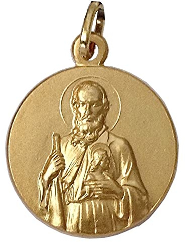 I G J Medaille des Heiligen Judas Thaddäus des Apostels - Schutzpatron der unmöglichen Fälle