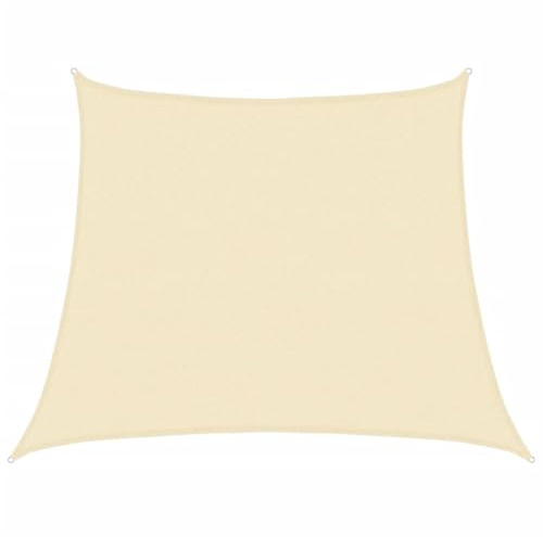 vidaXL Sonnensegel Sonnenschutz Windschutz Sonnendach UV Schutz Sonnenschutzsegel Schattenspender Garten Terrasse Balkon 160g/m² Creme 3/4x3m HDPE