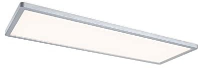Paulmann 70996 LED Panel Atria Shine 580x200mm 3-Step-Dim eckig incl. 1x22 W dimmbar Warmweiß Chrom matt Lichtpanel Kunststoff Deckenpanel 3000 K