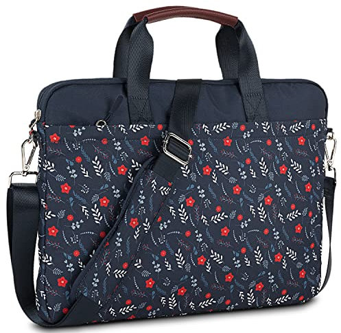 SKPAT - Laptoptasche - Frauen Laptoptasche. Businesstasche. Aktentasche und Schultertasche in einem - Business Taschen Damen. Handtasche Damen Umhängetasche, Marine Blau